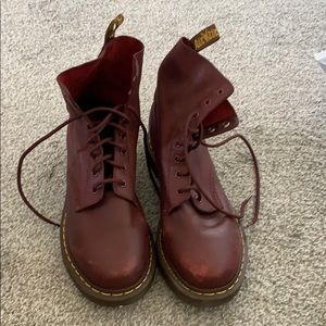 Maroon Doc Marten’s